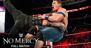 FULL MATCH: Roman Reigns vs. John Cena: WWE No Mercy 2017