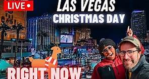 CHRISTMAS DAY in LAS VEGAS | LIVE on the Strip (IT’S CRAZY!)