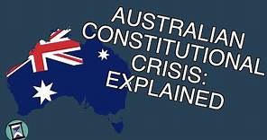 The 1975 Australian Constitutional Crisis: Explained (Short Animated Documentary)