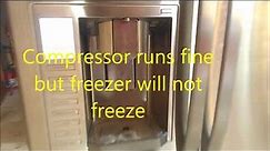 LG Refrigerator not freezing