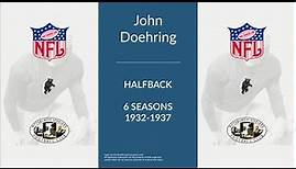 John Doehring: Football Halfback and Fullback