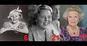 Beatrix of the Netherlands from 0 to 83 years old