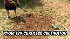 Ryobi 18V Cordless Cultivator Unboxing and Garden Cultivation