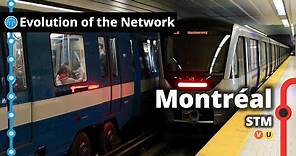 Montreal's Metro Network Evolution