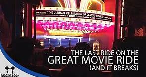 Last Ride on the Great Movie Ride (And It Breaks)