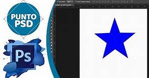 Crear una Estrella Vector - Photoshop CS6 - Create a Vector Star