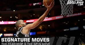 Tony Parker's Signature Teardrop and Spin Move