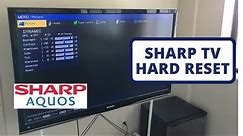 [Hard Reset] SHARP AQUOS TV to Factory Settings || Hard Reset a SHARP Smart TV