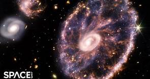Amazing Cartwheel Galaxy Via James Webb Space Telescope