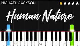 Michael Jackson - Human Nature | EASY Piano Tutorial