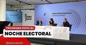 Programa especial: la noche electoral con EL DIARIO VASCO