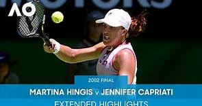 Jennifer Capriati v Martina Hingis Full Match | Australian Open 2002 Final