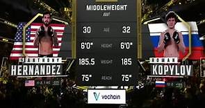 Anthony Hernandez vs Roman Kopylov Full Fight UFC 298 Anaheim Part 1