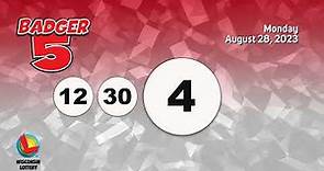 Wisconsin Lottery Evening Draw 08/28/2023