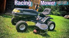 BUDGET RACING MOWER BUILD FROM JUNK