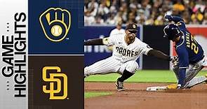 Brewers vs. Padres Game Highlights (4/13/23) | MLB Highlights