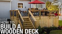 Learn How To Build a Deck with Wood | DIY Projects