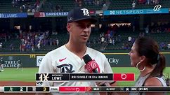 Nathaniel Lowe post-game interview