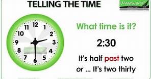 Telling the Time in English