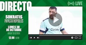 🚨 DIRECTO | Presentación de Sokratis Papastathopoulos como nuevo jugador del #RealBetis ⚽💚