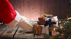 Santa Claus Putting Gifts Under Christmas Stock Footage Video (100% Royalty-free) 21481528 | Shutterstock