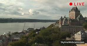 【LIVE】 Webcam Fairmont Le Château Frontenac - Québec | SkylineWebcams