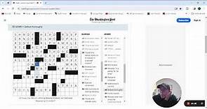 Washington Post Crossword: 11-21-23