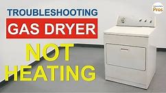 Gas Dryer Not Heating - TOP 5 Reasons & Fixes - Whirlpool, Kenmore, and more