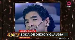 Cómo fue el increíble casamiento de Diego Maradona con Claudia Villafañe en el Luna Park