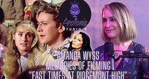 Apollonia Studio 6 / Amanda Wyss - Memories of Filming "Fast Times At Ridgemont High."