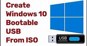Rufus | How to Create Windows 10 Bootable USB From ISO | Rufus Windows 10 | Updated 2019