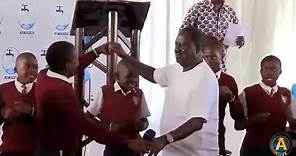 RAILA ODINGA DANCES TO MIGOSI PRIMARY BAND NDAYA