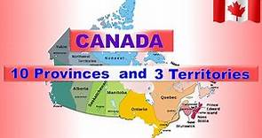 Canada Provinces and territories List | list of Provinces and territories of Canada