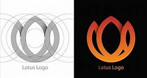 How To Design a Lotus Flower Logo With Circular Grid in Adobe Illustrator Tutorial