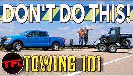 Here's The Right (And WRONG) Way To Set Up Your Trailer When Towing!