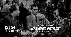 HIS GIRL FRIDAY Trailer [1940]