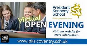 President Kennedy School - Open Evening video 2020