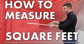 How to Measure Square Feet