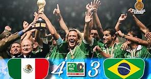 México 4-3 Brasil | Final Copa Confederaciones 1999 | Resumen, Reseña y Goles HD 720p