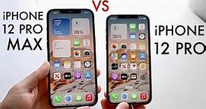 iPhone 12 Pro Vs iPhone 12 Pro Max In 2022! (Comparison) (Review)