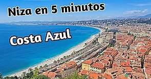 ✔️ NIZA en 5 minutos (4K) 🟡 TOP 10 lugares imprescindibles | Francia