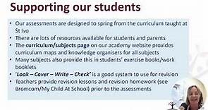 KS3 Assessment at St Ivo Academy