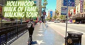 Los Angeles, Hollywood Walk of Fame Walking Tour