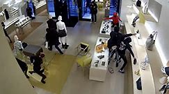 Video shows mob swipe $100K of merchandise from Louis Vuitton