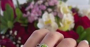 Gorgeous Peridot Ring | Gemstone Jewelry | Angara Jewelry | Angara.com #Shorts