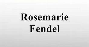 Rosemarie Fendel