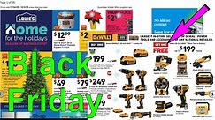 Lowes Black Friday Ad 2020