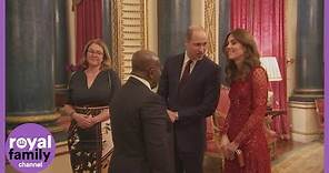 The Duke and Duchess of Cambridge Welcome African Leaders at Glittering Buckingham Palace Reception