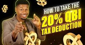 How to Take the 20% QBI Tax Deduction | CPA Explains Section 199A Qualified Business Income
