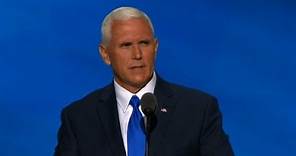 Mike Pence's entire Republican convention speech